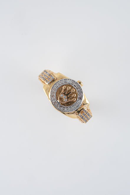 Anillo Oro Amarillo 18k Circones / NA57 / T: 10 / Peso: 9 gr