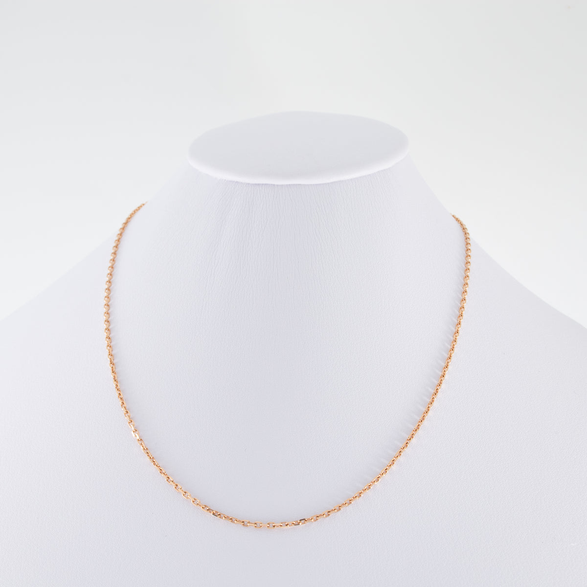 Cadena Forzatina Oro Rosado 18k / ITA180 / 45 cms / M: 2 mm / P: 5.2 gr
