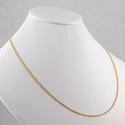 Cadena Cubana Oro Amarillo 18k / ITA31 / 50 cms / M: 3 mm / P: 2,42 gr