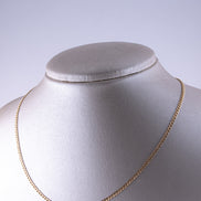 Cadena Cubana 3 mm 18k oro amarillo / 2,19 gr - 45 cms - Italiano