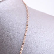 Cadena Roll on Oro Rosado 18 k / ITA121/ 50 cms / P: 2 gr