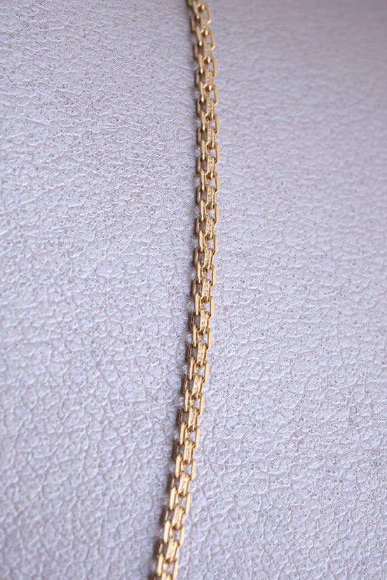 Cadena Bismark Oro Amarillo 18k /ITA73 / 60 cms / P: 4 gr