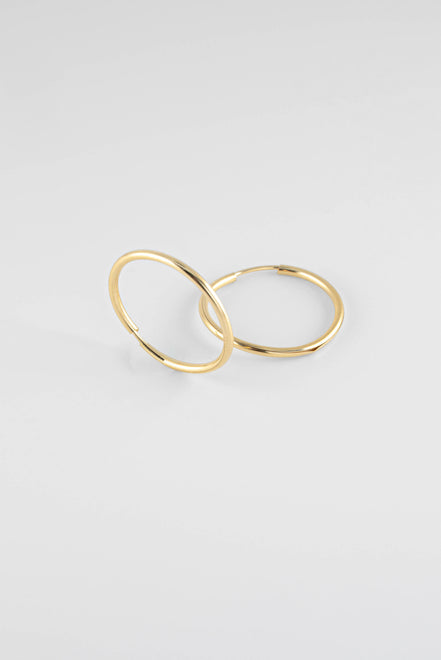 Candongas Aguja Oro Amarillo 18k / NA08 / M: 1,4 cms / P: 0.55 gr