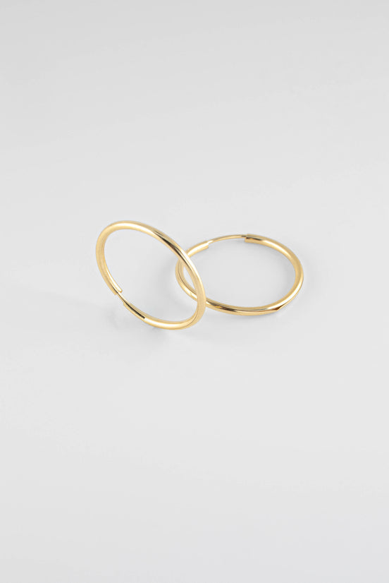 Candongas Aguja Oro Amarillo 18k / NA08 / M: 1,4 cms / P: 0.55 gr