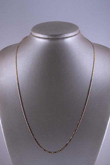 Cadena Escalera Oro Amarillo 18k / ITA84 / 60 cms / P: 6,5 gr