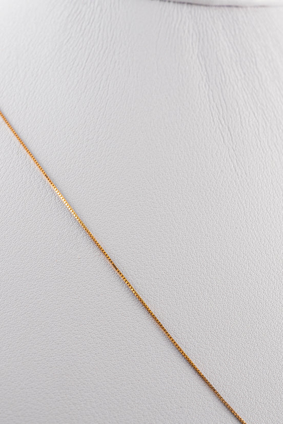 Cadena Veneciana Oro Rosado 18k / ITA91 / 50 cms / M: 1 mm / P: 1,3 gr