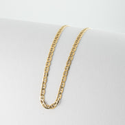 Pulsera Escalera Oro Amarillo 18k / ITA65 / M: 21 cms x 2.5 mm / P: 2 gr