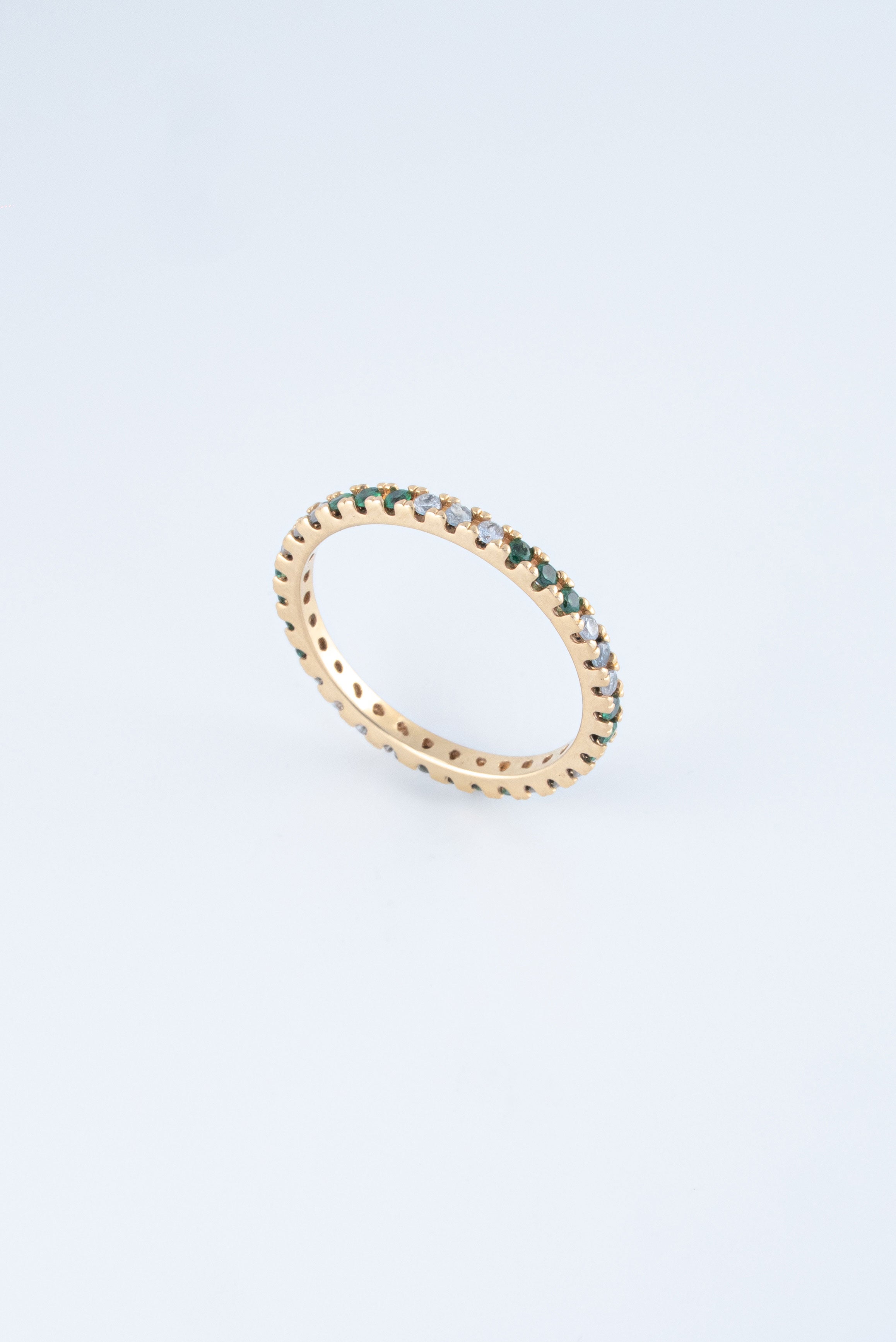 Anillo Circones Oro Amarillo 18k / NA49 / T:7 / P: 1.9 gr