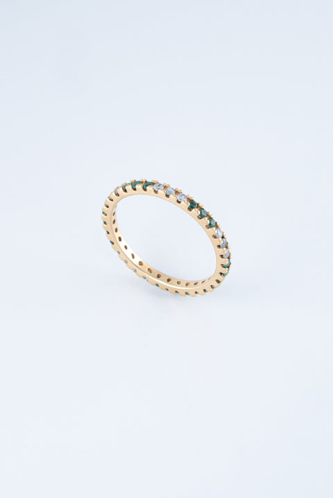 Anillo Circones Oro Amarillo 18k / NA49 / T:7 / P: 1.9 gr