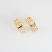 Candongas Circones Oro Amarillo 18k / NA08 / M: 1,6 cms / P: 5.2 gr