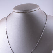 Cadena Militar Diamantada 2 mm Ovalada 18k oro rosado / 6,64 gr - 50 cms - Italiano