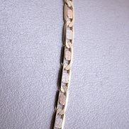 Cadena Escalera Tres Oros 18k /ITA84 / 60 cms / P: 18,7 gr