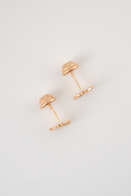 Topos Alas Circones Oro Rosado 18k / NA09/ M: 7 mm x 3 mm / P: 0,7 gr
