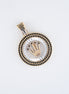 Dije Corona Circones Oro Amarillo 18k / NA102 / M: 2,6 cms / P: 9,1 gr