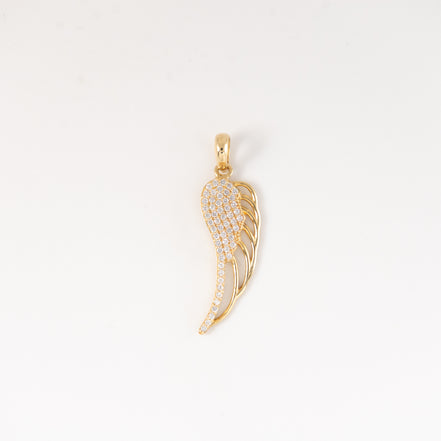 Dije Ala Circones Oro Amarillo 18k / NA102 / M: 3 cms x 1 cms / P: 1.4 gr