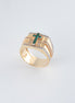 Anillo Oro Amarillo 18k Circones /NA54/ T: 8.5 / Peso: 8,8 gr
