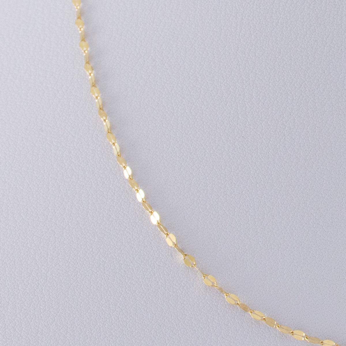 Cadena Eslabon Espejo Oro Amarillo 18k / ITA199 / 45 cms / M: 2mm / P: 1 gr