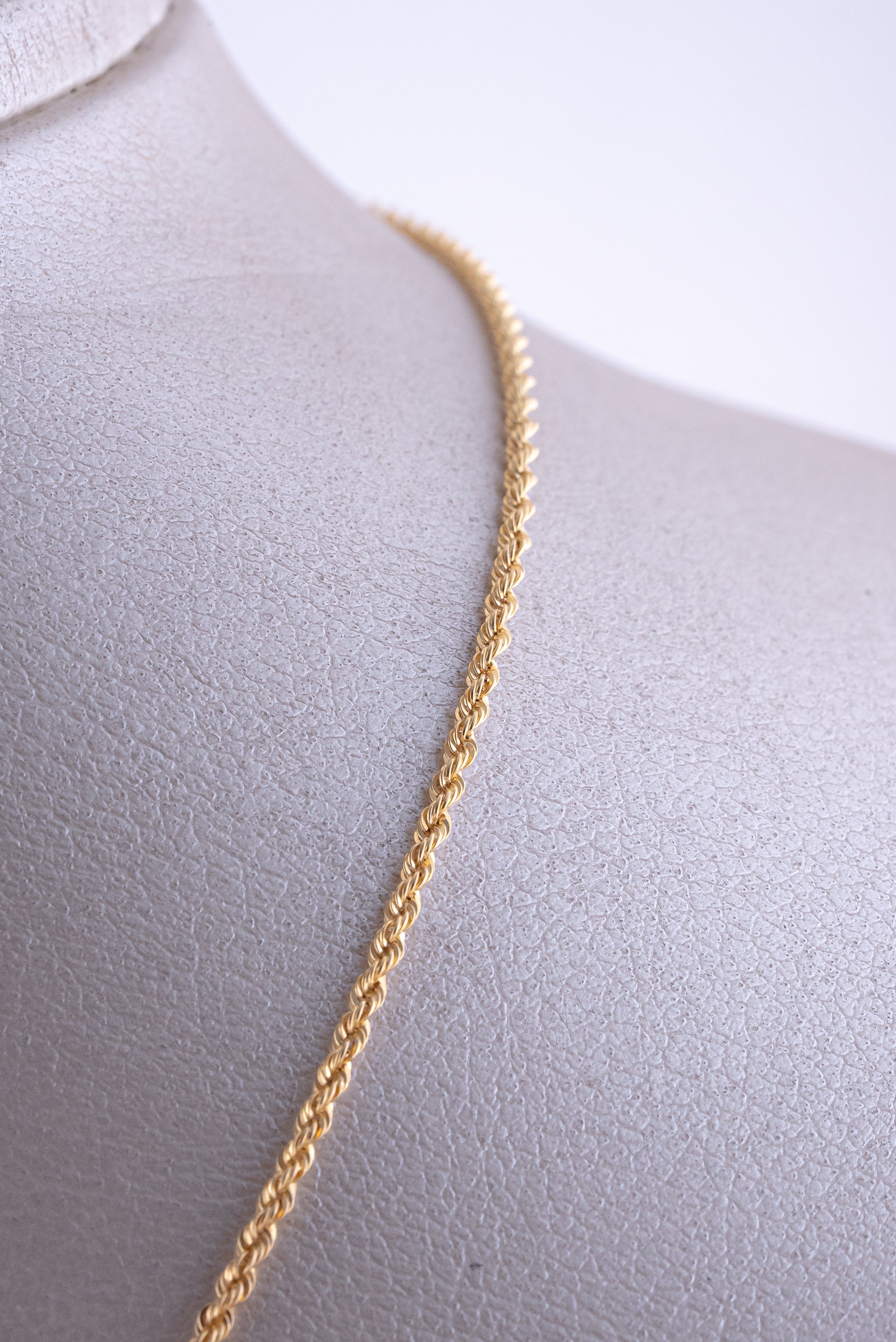 Cadena Lazo San Francisco Oro Amarillo 18k / ITA229/ 45 cms / P: 2,6 gr