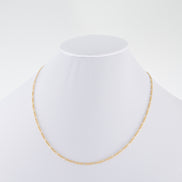 Cadena Figaro Oro Amarillo 18k / ITA09 / 45 cms / M: 2.2 mm / P: 1.4 gr