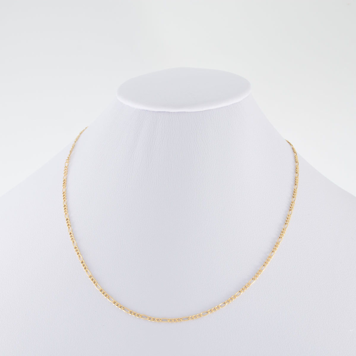 Cadena Figaro Oro Amarillo 18k / ITA09 / 45 cms / M: 2.2 mm / P: 1.4 gr