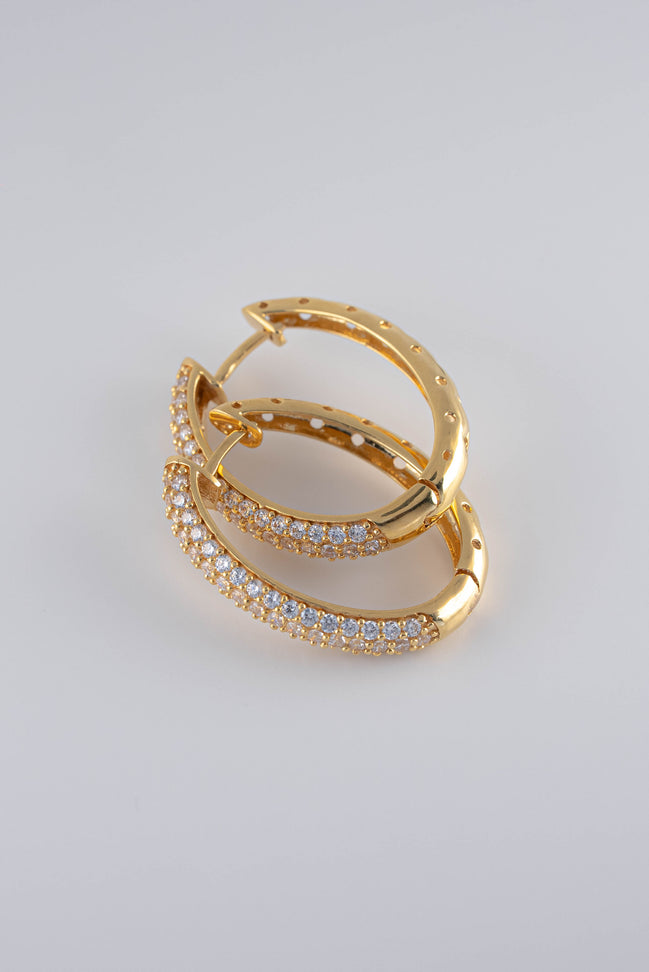 Candongas Circones Oro Amarillo 18k / NA08 / M: 1,6 cms / P: 5.5 gr