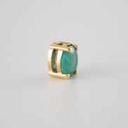 Dije Esmeralda Oro Amarillo 18k / DE71/ E:0.46 quilates/ M: 1 cms x 5 mm