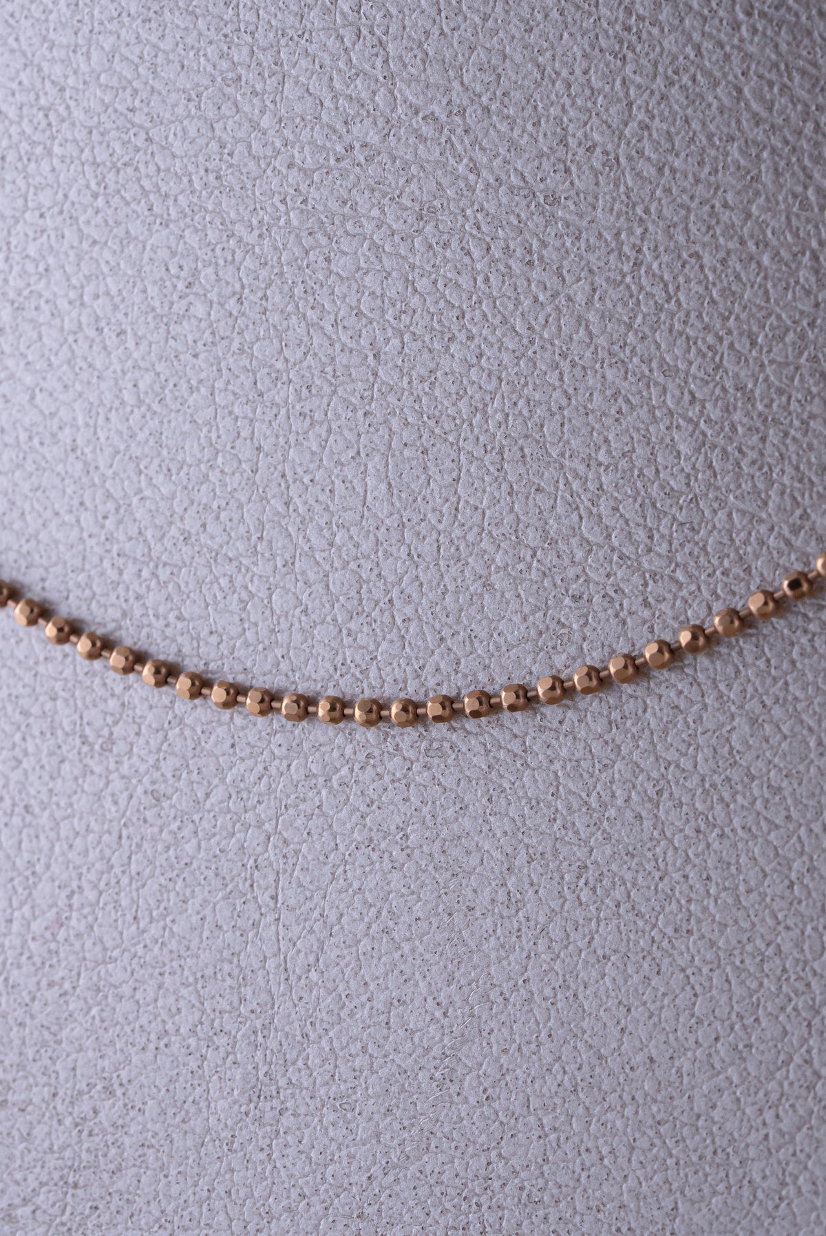 Cadena Mini Militar Oro Rosado 18k / ITA239 / 45 cms / P:2,8 gr