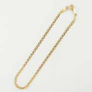 Pulsera Escalera Oro Amarillo 18k / ITA65 / M: 21 cms x 2.5 mm / P: 2 gr