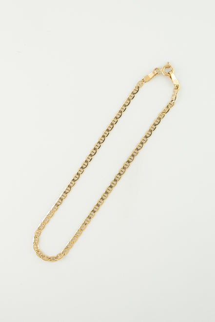 Pulsera Escalera Oro Amarillo 18k / ITA65 / M: 21 cms x 2.5 mm / P: 2 gr
