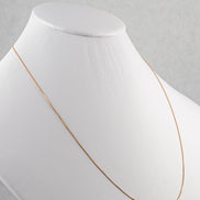 Cadena Veneciana Oro Rosado 18k / ITA91 / 50 cms / M: 1 mm / P: 1,3 gr
