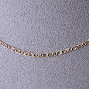 Cadena Escalera Tres Oros 18k / ITA79 / 45 cms / P: 1,5 gr