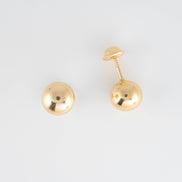 Topos Balin 8 mm Liso Oro Amarillo 18k / NA152 / P: 0.9 gr