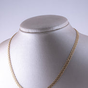 Cadena Bismark Doble Carril Oro Amarillo 18k /ITA50 / 45 cms / P: 6.6 gr