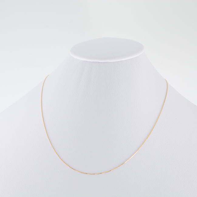 Cadena Lazo San Francisco Oro Amarillo 18k / ITA229 / 45 cms / M: 2 mm / P: 1.6 gr