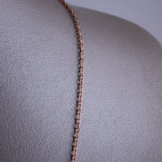 Cadena Forzatina Oro Rosado 18k  /ITA186 / 70 cms / P: 8 gr