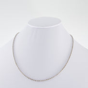 Cadena Lazo San Francisco Oro Blanco 18k / ITA229 / 45 cms / M: 2.2 mm / P: 2.7 gr