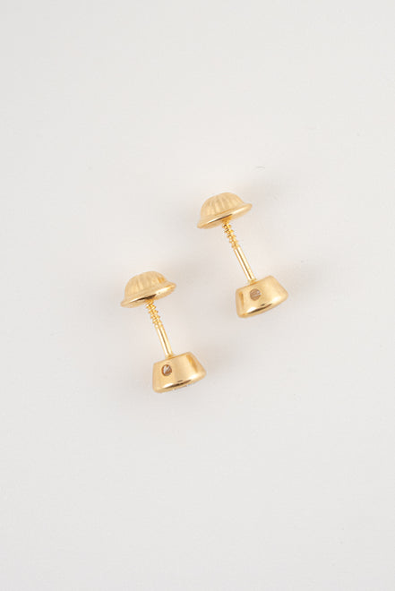 Topos Bisel Circon Blanco Oro Amarillo 18k / NA158 / M: 5 mm / P: 0,7 gr