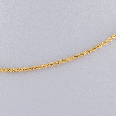 Cadena Lazo San Francisco Oro Amarillo 18k / ITA229 / M: 2mm / P: 1.4 gr