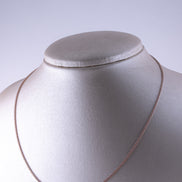 Cadena Franco Bicolor (Oro Rosado - Blanco) 18k / ITA163 / 50 cms / P: 2,4 gr