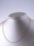 Cadena Franco Bicolor (Oro Rosado - Blanco) 18k / ITA163 / 50 cms / P: 2,4 gr