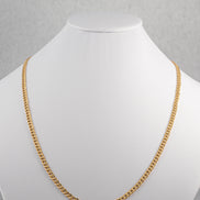 Cadena Cubana Oro Amarillo 18k / ITA34 / 60 cms / M: 4.2 mm / P: 7,94gr