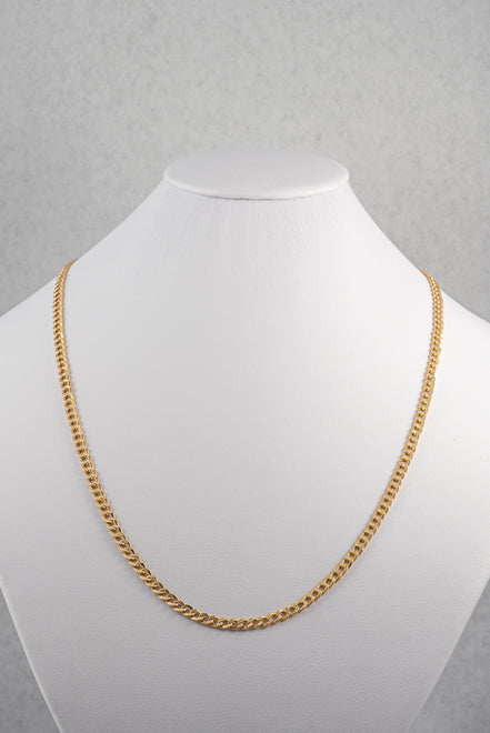 Cadena Cubana Oro Amarillo 18k / ITA34 / 60 cms / M: 4.2 mm / P: 7,94gr