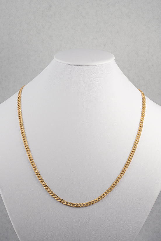 Cadena Cubana Oro Amarillo 18k / ITA34 / 60 cms / M: 4.2 mm / P: 7,94gr