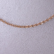 Cadena Roll on Oro Rosado 18 k / ITA121/ 50 cms / P: 2 gr