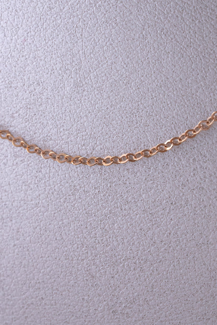 Cadena Roll on Oro Rosado 18 k / ITA121/ 50 cms / P: 2 gr