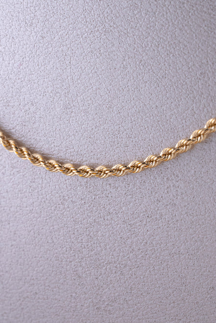 Cadena Lazo San Francisco Oro Amarillo 18k / ITA232/ 50 cms / P: 7,6 gr