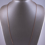 Cadena Forzatina Oro Rosado 18k  /ITA186 / 70 cms / P: 8 gr