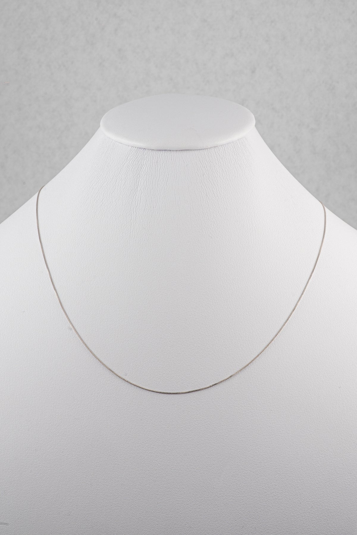 Cadena veneciana Oro Blanco 18k / ITA91 / M: 1 mm / P: 1,3 gr