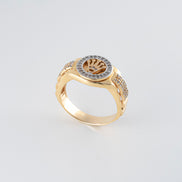 Anillo Oro Amarillo 18k Circones / NA57 / T: 10 / Peso: 9 gr