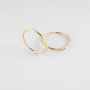 Candongas Aguja Oro Amarillo 18k / NA08 / M: 1,4 cms / P: 0.55 gr